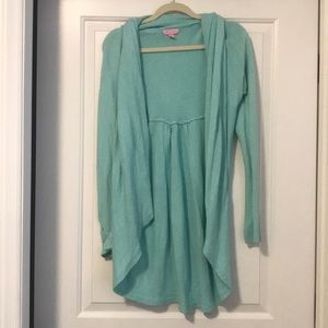 Lilly Pulitzer Aqua Cardigan